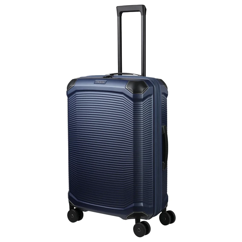 Travelite Millennium - 4-Rollen-Trolley M 67 cm erw. (navy)