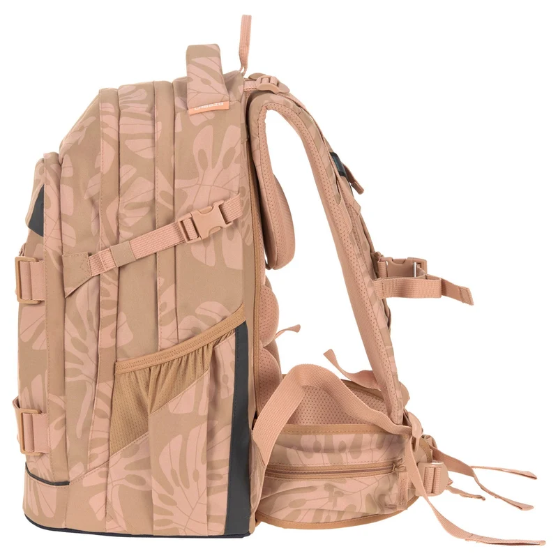 Lässig Bold Origin - Schulrucksack 46.5 cm (Leaves Caramel)