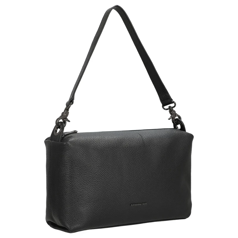 Mandarina Duck Mellow Leather Hobo - Schultertasche 30 cm (nero)