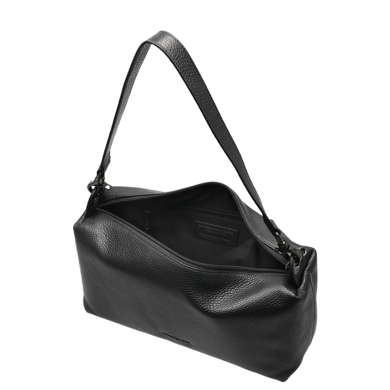 Mandarina Duck Mellow Leather Hobo - Schultertasche 30 cm (nero)