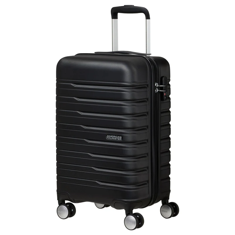 American Tourister Flashline - 4-Rollen-Kabinentrolley 55 cm (schwarz)