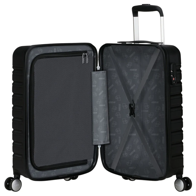 American Tourister Flashline - 4-Rollen-Kabinentrolley 55 cm (schwarz)