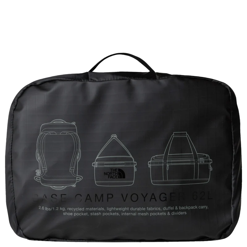 The North Face Base Camp Voyager Duffel 62 - Reisetasche 68.6 cm (tnf black/asphalt grey)