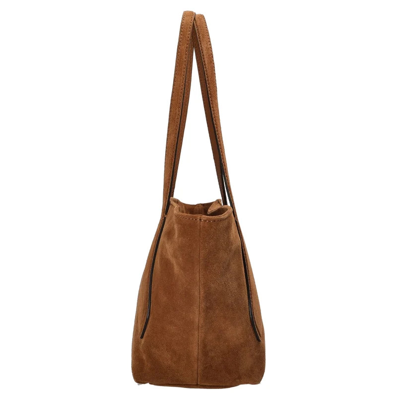 abro Carina Suede - Shopper 26 cm (cuoio)