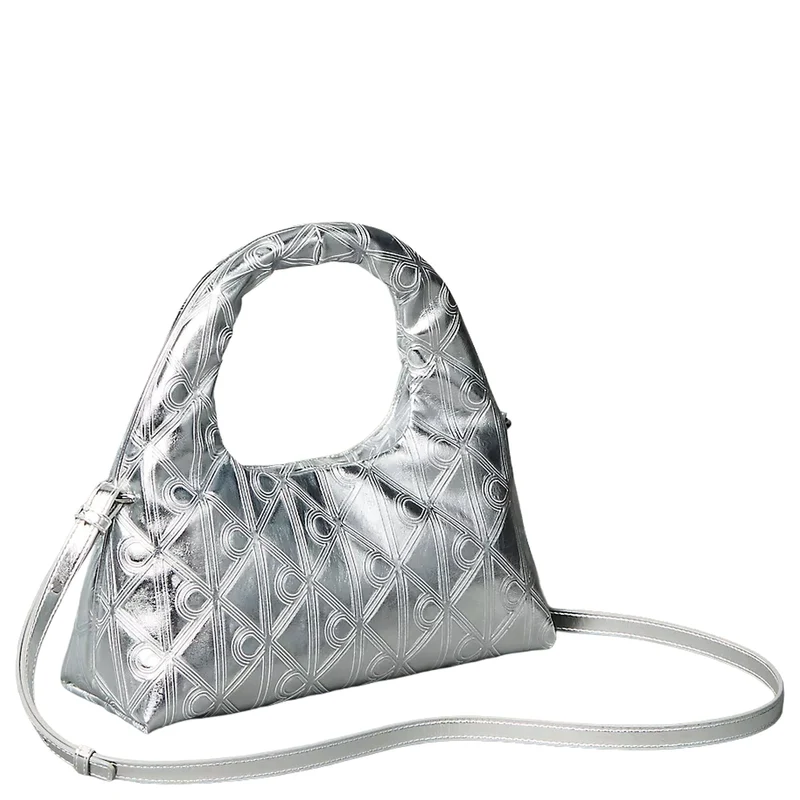 Calvin Klein Puffy Mini Bag - Umhängetasche 26 cm (silver metallic)