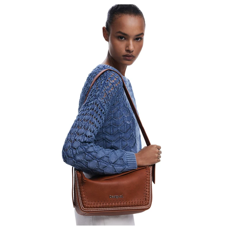 Desigual Trama Munich - Schultertasche 27.5 cm (camel)