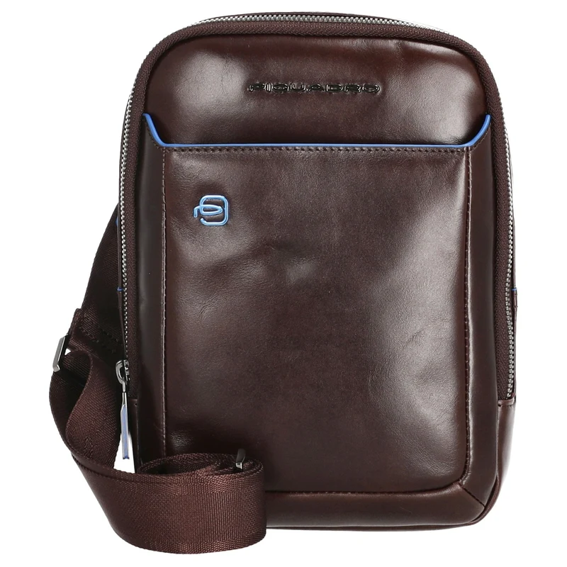 Piquadro Blue Square - Umhängetasche 23 cm (mahogany)