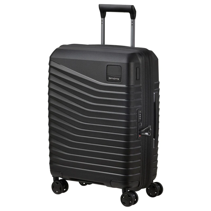 Samsonite Intuo - 4-Rollen Kabinentrolley 55 cm erw. (black)