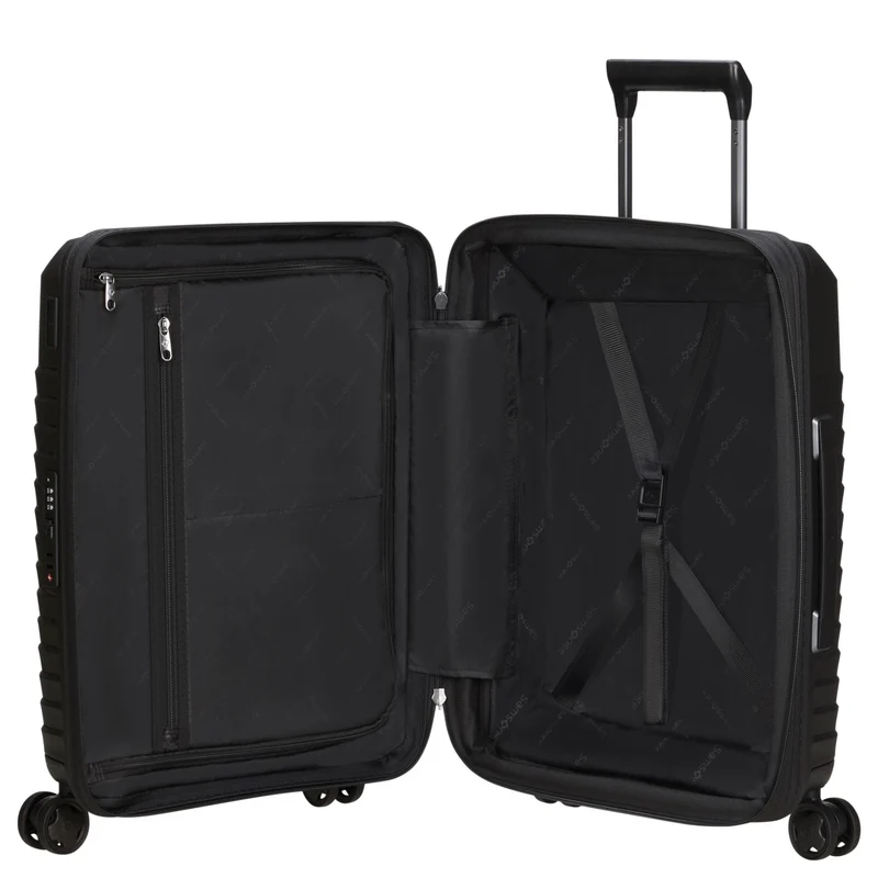 Samsonite Intuo - 4-Rollen Kabinentrolley 55 cm erw. (black)