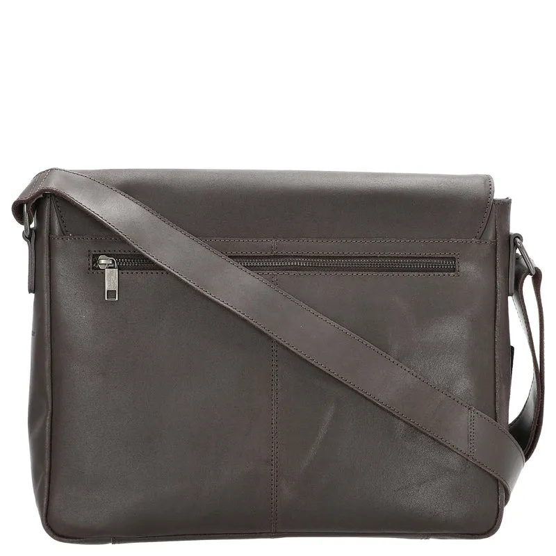 Burkely Vintage Juul - Schultertasche 36 cm (dark brown)