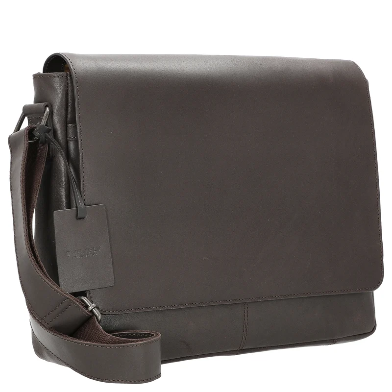 Burkely Vintage Juul - Schultertasche 36 cm (dark brown)