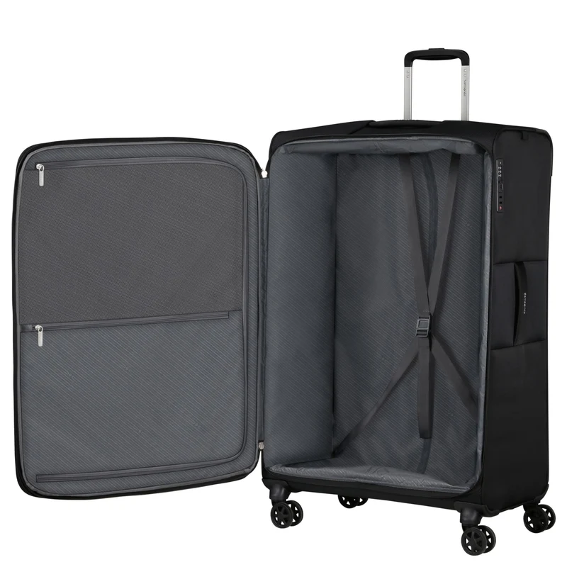 Samsonite Base Breeze - 4-Rollen-Trolley 78 cm erw. (black)