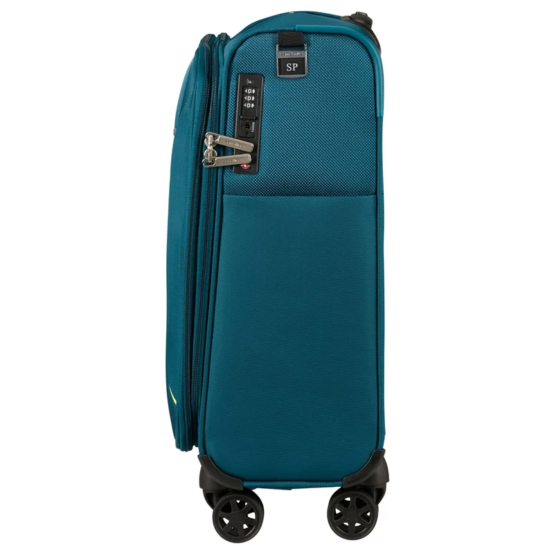 Samsonite Base Breeze - 4-Rollen-Kabinentrolley 55 cm erw. (petrol blue)