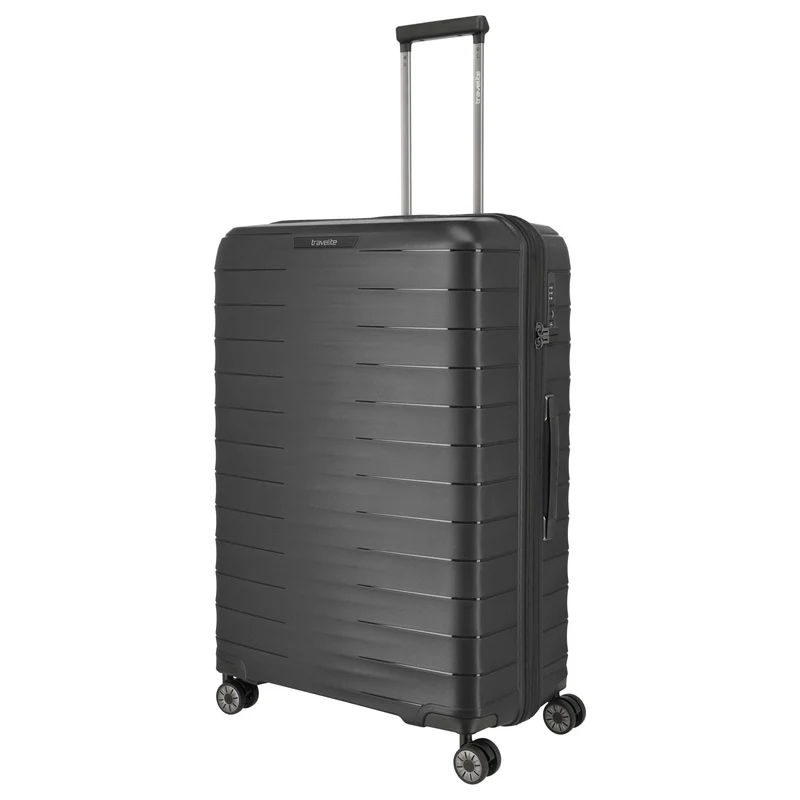 Travelite Mooby - 4-Rollen-Trolley Set L/M/S 3tlg. erw. (black)