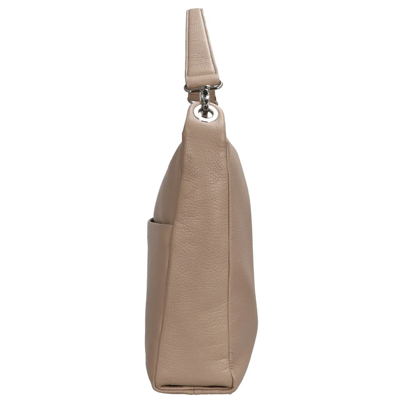 Mandarina Duck Mellow Leather Hobo - Schultertasche 33 cm (warm taupe)