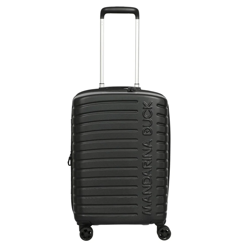 Mandarina Duck Flyduck - 4-Rollen-Kabinentrolley 55 cm erw. (black)