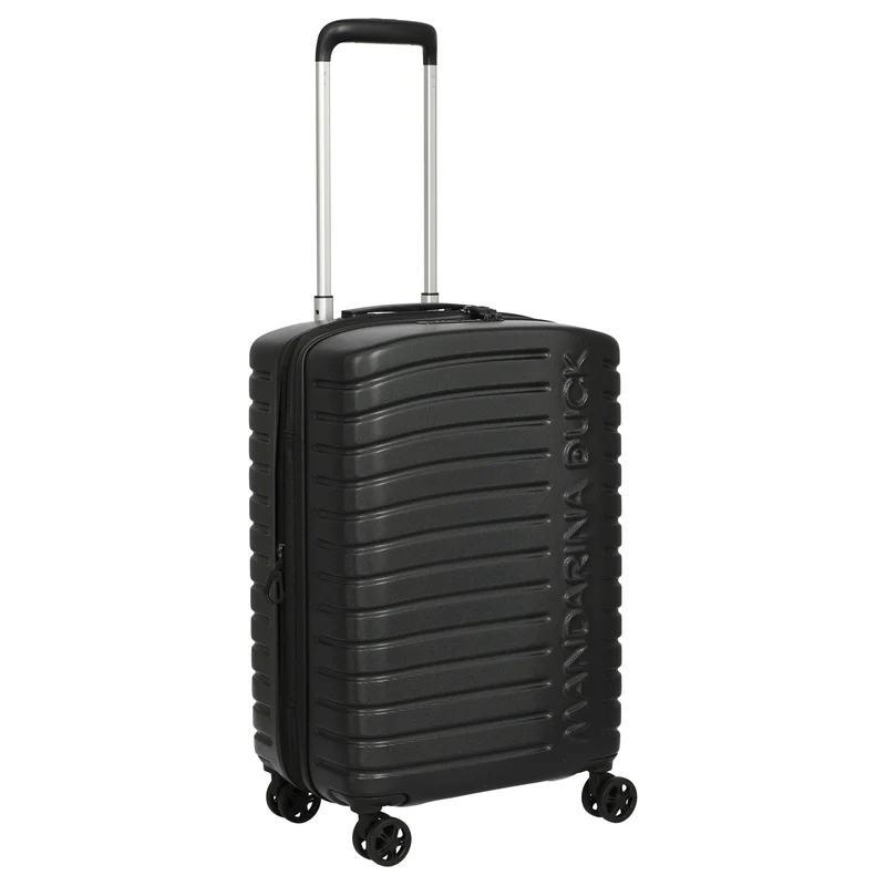 Mandarina Duck Flyduck - 4-Rollen-Kabinentrolley 55 cm erw. (black)