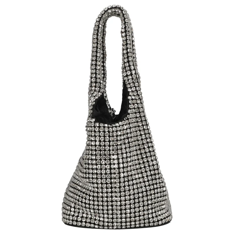 HUGO Women's Liora - Henkeltasche 14 cm (silver)