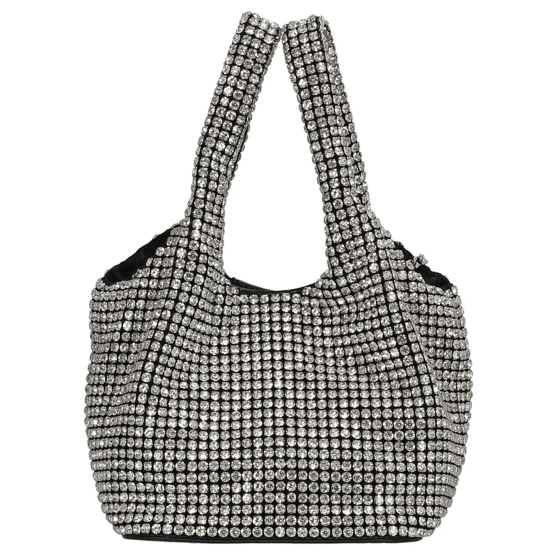 HUGO Women's Liora - Henkeltasche 14 cm (silver)