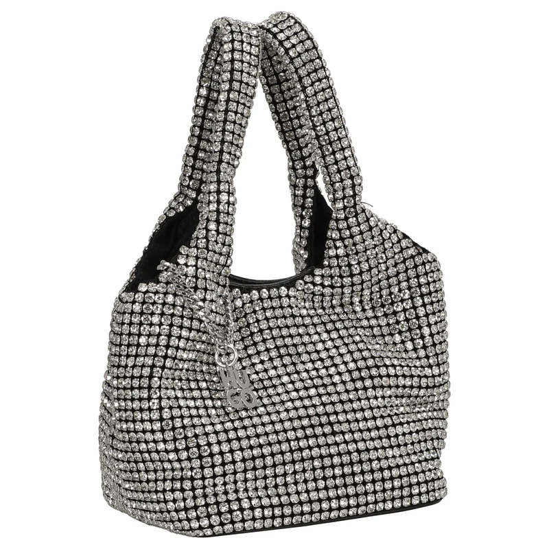 HUGO Women's Liora - Henkeltasche 14 cm (silver)