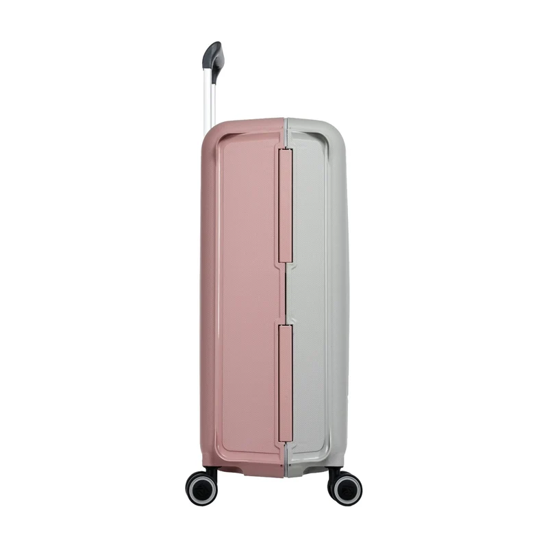 Eminent VERTICA - 4-Rollen-Trolley 68 cm (grau/rosa)