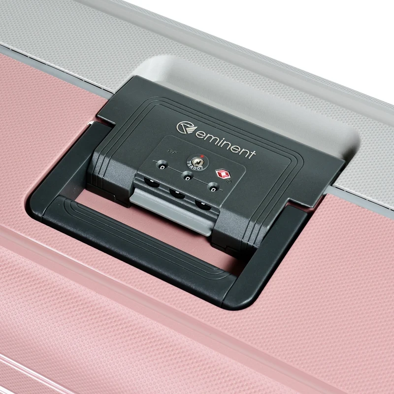 Eminent VERTICA - 4-Rollen-Trolley 68 cm (grau/rosa)