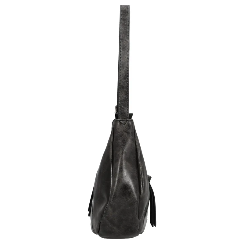 FREDsBRUDER Ever Faded Midi Hobo - Schultertasche 30 cm (faded black)