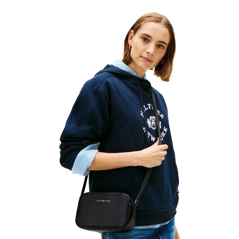 Tommy Hilfiger Logo - Umhängetasche 20 cm (black)