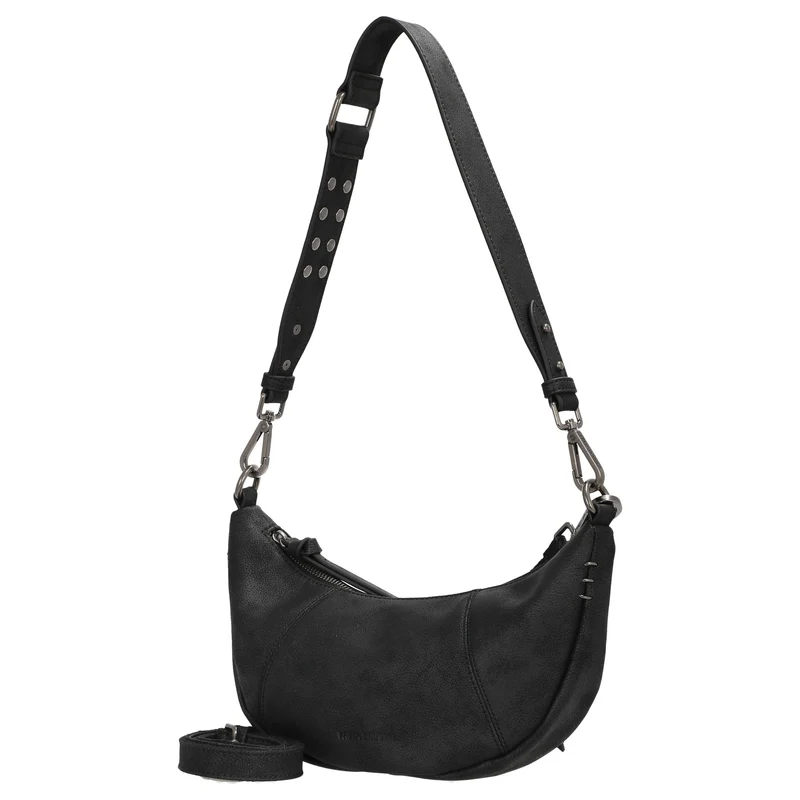 FREDsBRUDER Rebel At Heart Halfmoon Bag - Umhängetasche 30 cm (black)
