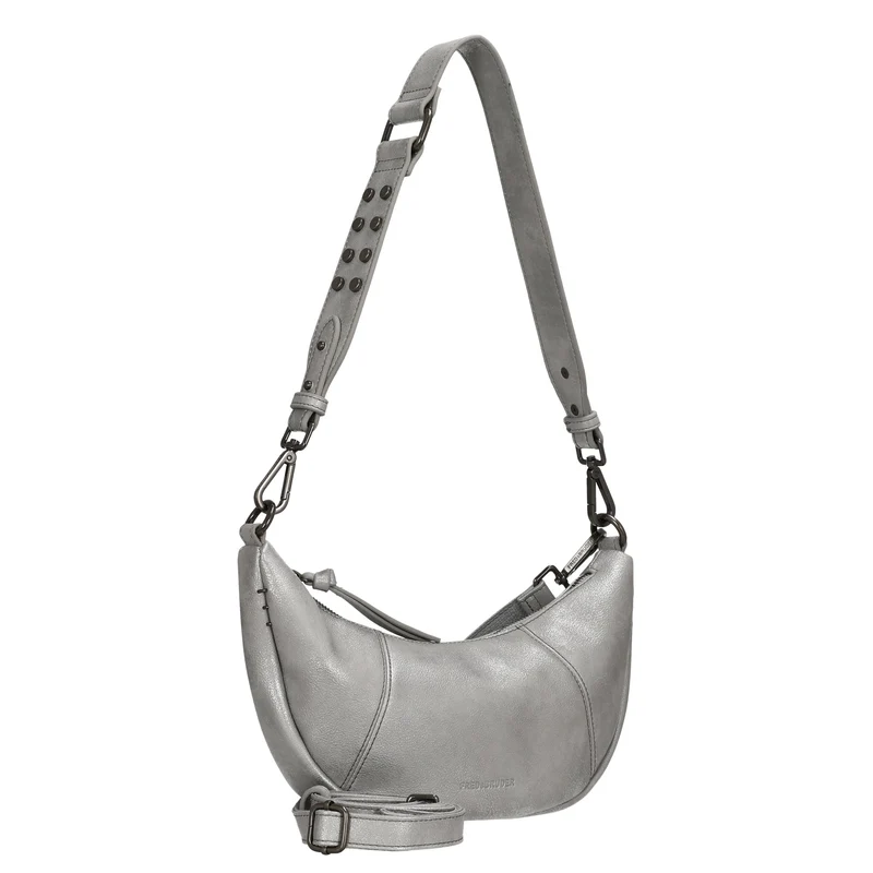 FREDsBRUDER Rebel At Heart Halfmoon Bag - Umhängetasche 30 cm (silver)