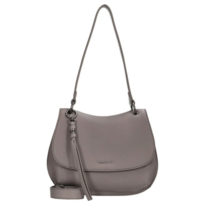 FREDsBRUDER My Bestie Small Saddle - Schultertasche 30 cm (warm grey)