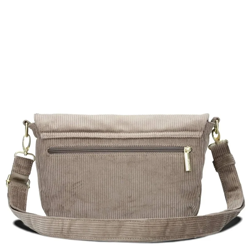 zwei Mademoiselle M60 - Umhängetasche 33 cm (cord-mocca)