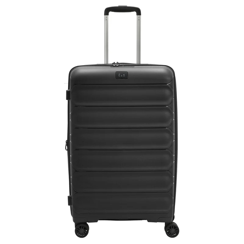 D&N Travel Line 4700+ - 4-Rollen-Trolley M 68 cm erw. (schwarz)
