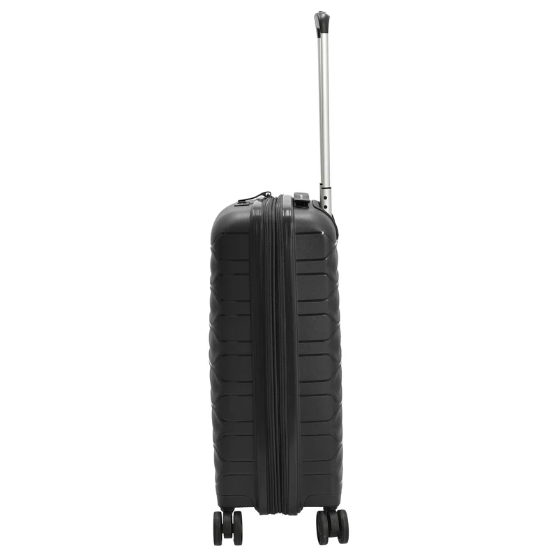 D&N Travel Line 4700+ - 4-Rollen-Kabinentrolley S 55 cm erw. (schwarz)