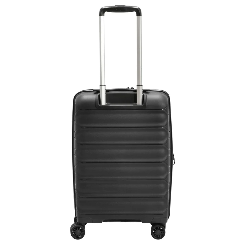 D&N Travel Line 4700+ - 4-Rollen-Kabinentrolley S 55 cm erw. (schwarz)