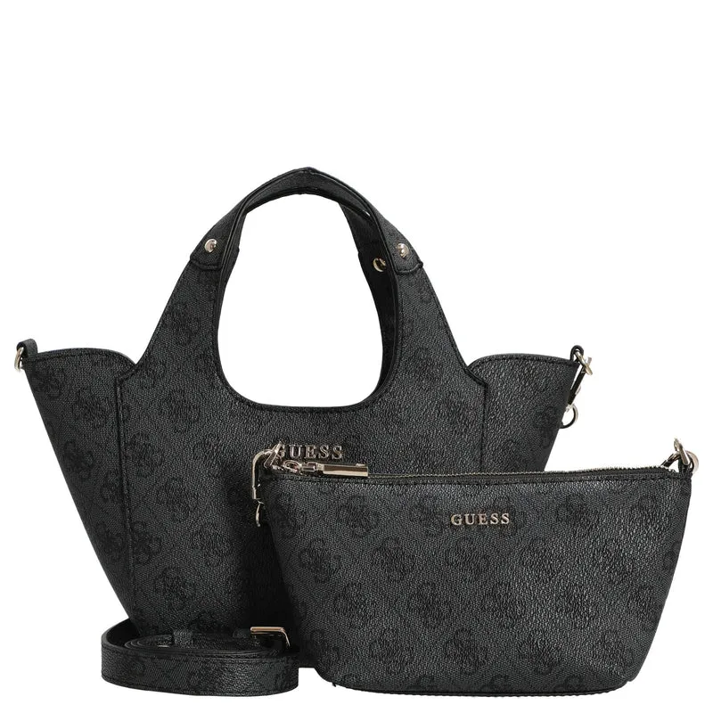 Guess Calista 2 in 1 Mini Tote - Shopper 27 cm (coal logo)