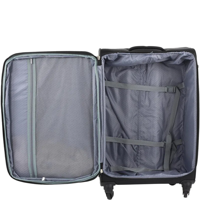D&N Travel Line 6404 - 4-Rollen-Trolley M 68 cm (blau)