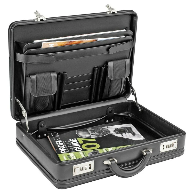 D&N Tradition Business - Aktenkoffer 46 cm erw. Nylon (schwarz)