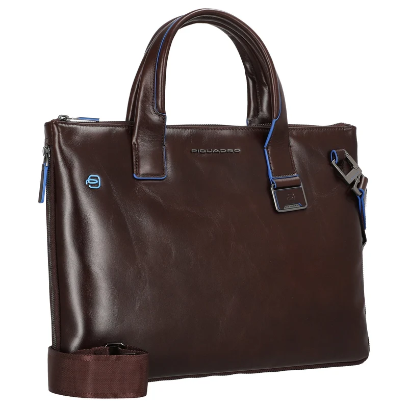 Piquadro Blue Square - Laptoptasche 14" 37 cm (mahogany)