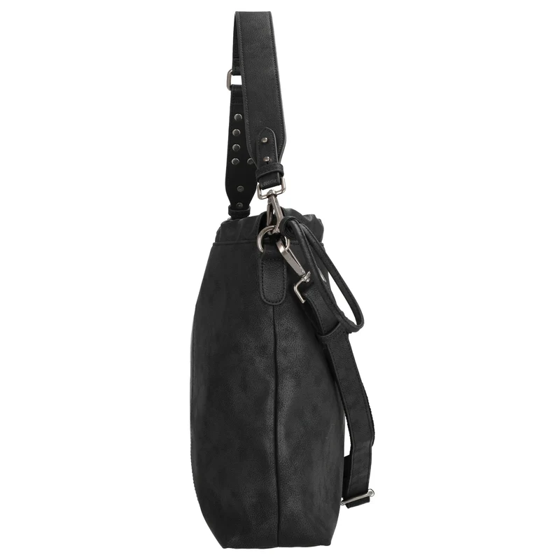 FREDsBRUDER Rebel At Heart Squeezy Hobo - Schultertasche 49 cm (black)