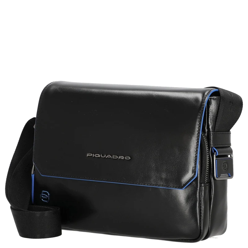 Piquadro Blue Square - Umhängetasche 23 cm (black)