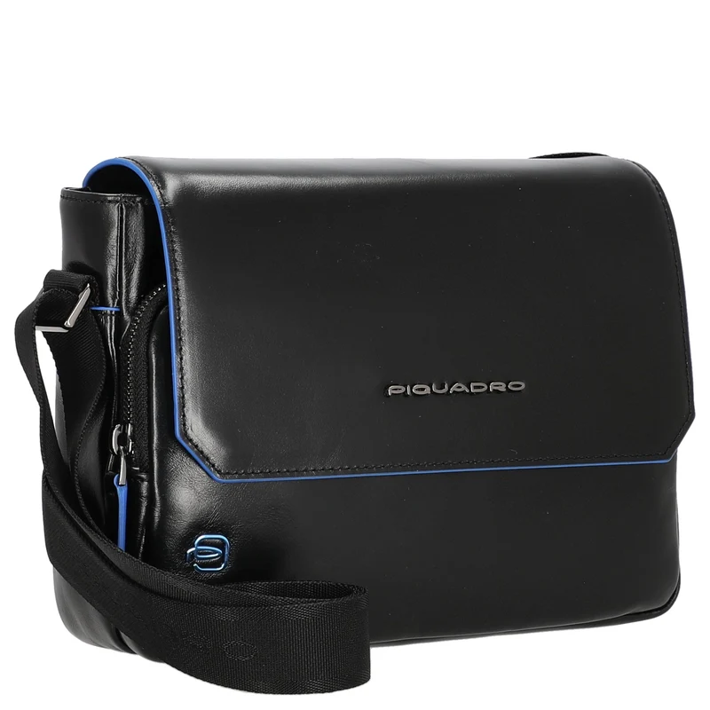 Piquadro Blue Square - Umhängetasche 23 cm (black)