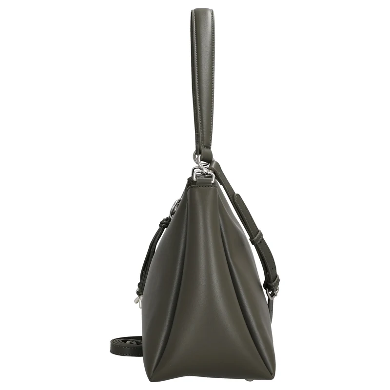 Seidenfelt Sandve Midi Hobo - Schultertasche 31 cm (khaki)