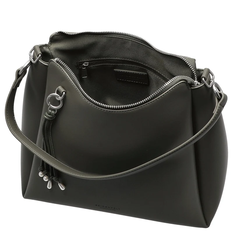 Seidenfelt Sandve Midi Hobo - Schultertasche 31 cm (khaki)