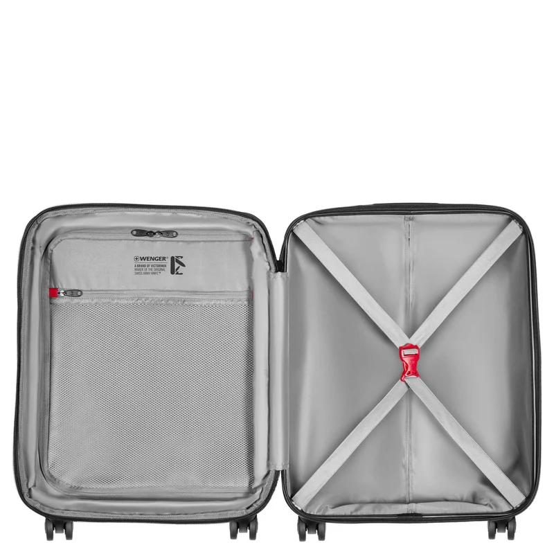 Wenger Prymo - 4-Rollen-Kabinentrolley 55 cm erw. (black)