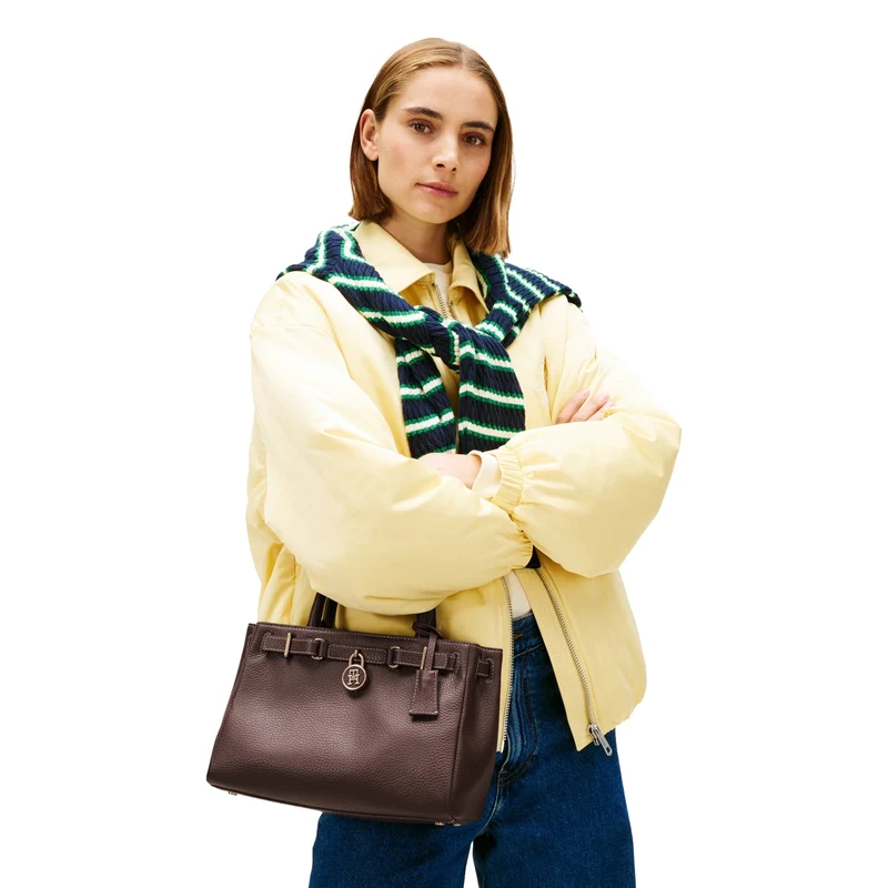 Tommy Hilfiger American Icon Le - Henkeltasche 28 cm (rich walnut)