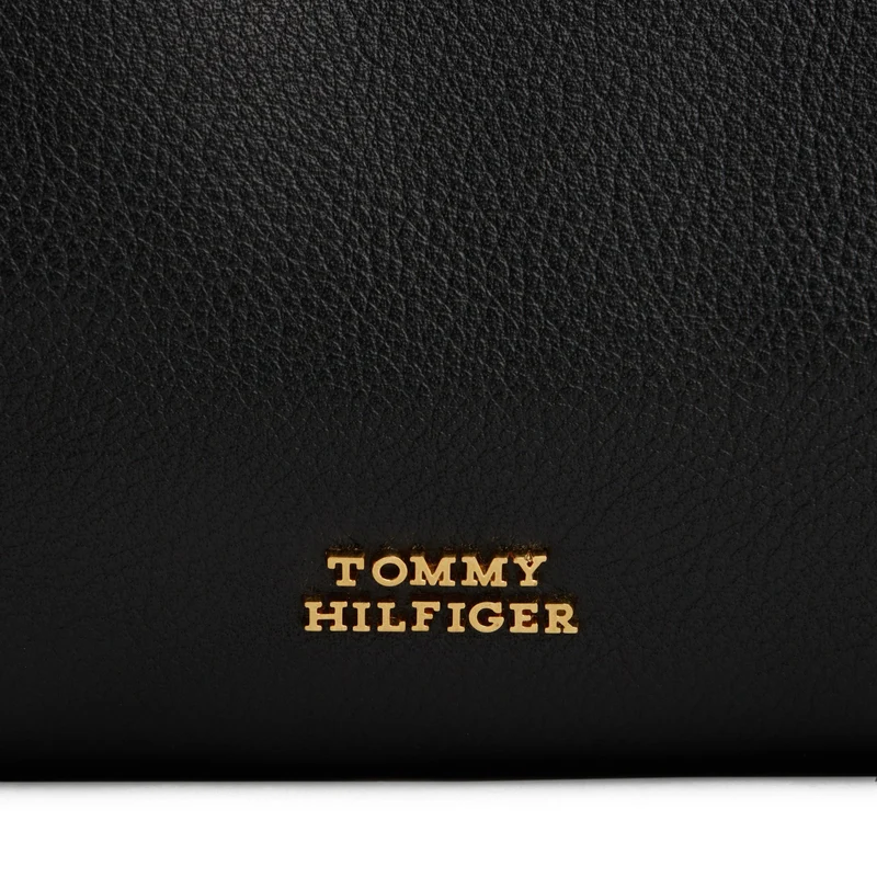 Tommy Hilfiger City Leather Hobo - Schultertasche 36 cm (black)