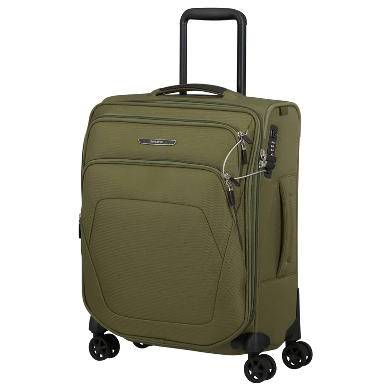 Samsonite Spark SNG 2 - 4-Rollen-Kabinentrolley 55/20 cm erw. (olive)