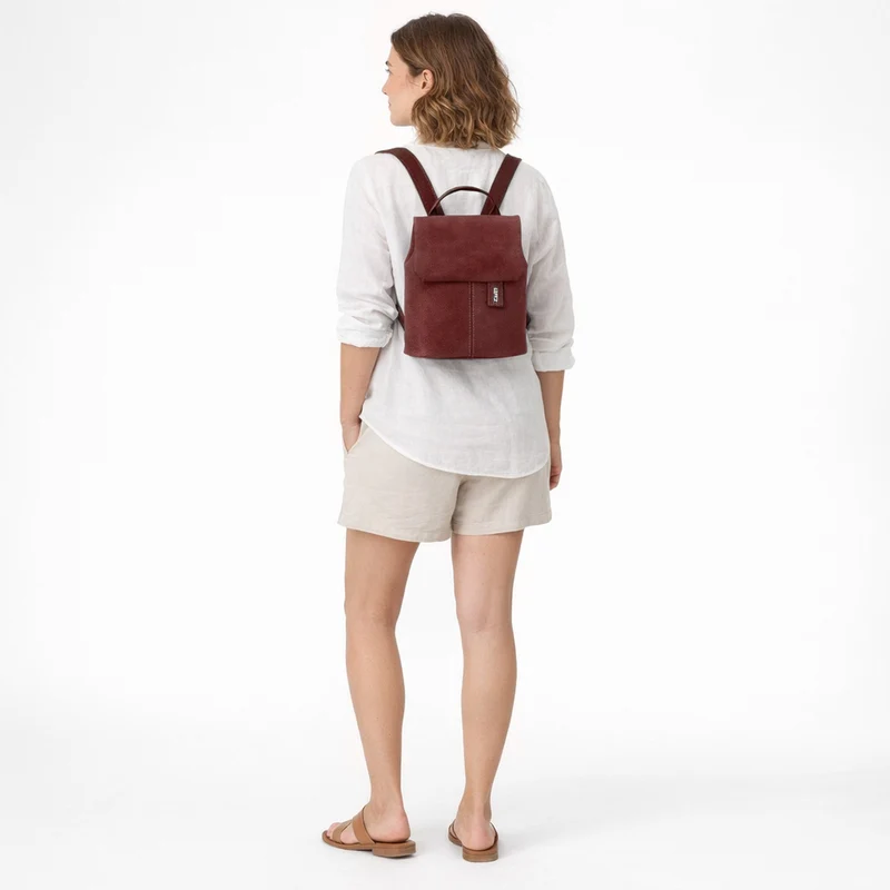 zwei Mademoiselle MR45 - Rucksack Mini 22 cm (rubin)