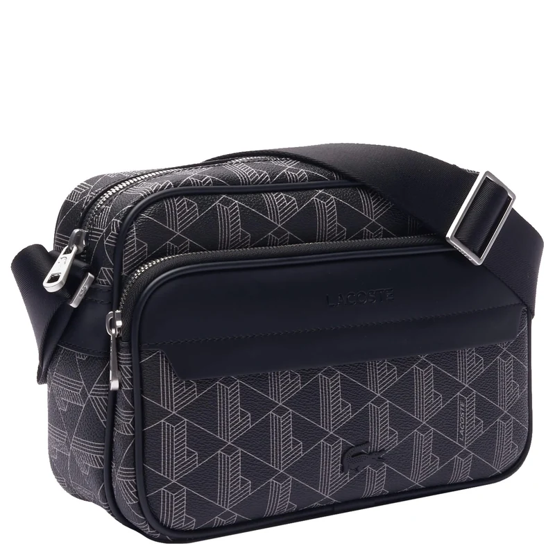 Lacoste The Blend Reporter - Umhängetasche 24 cm (monogram noir gris)